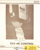 Bullard-Reid Bros.-Bullard Reid 824, HE Control Surface Grinder, Operations & Programming Manual-824-HE-01